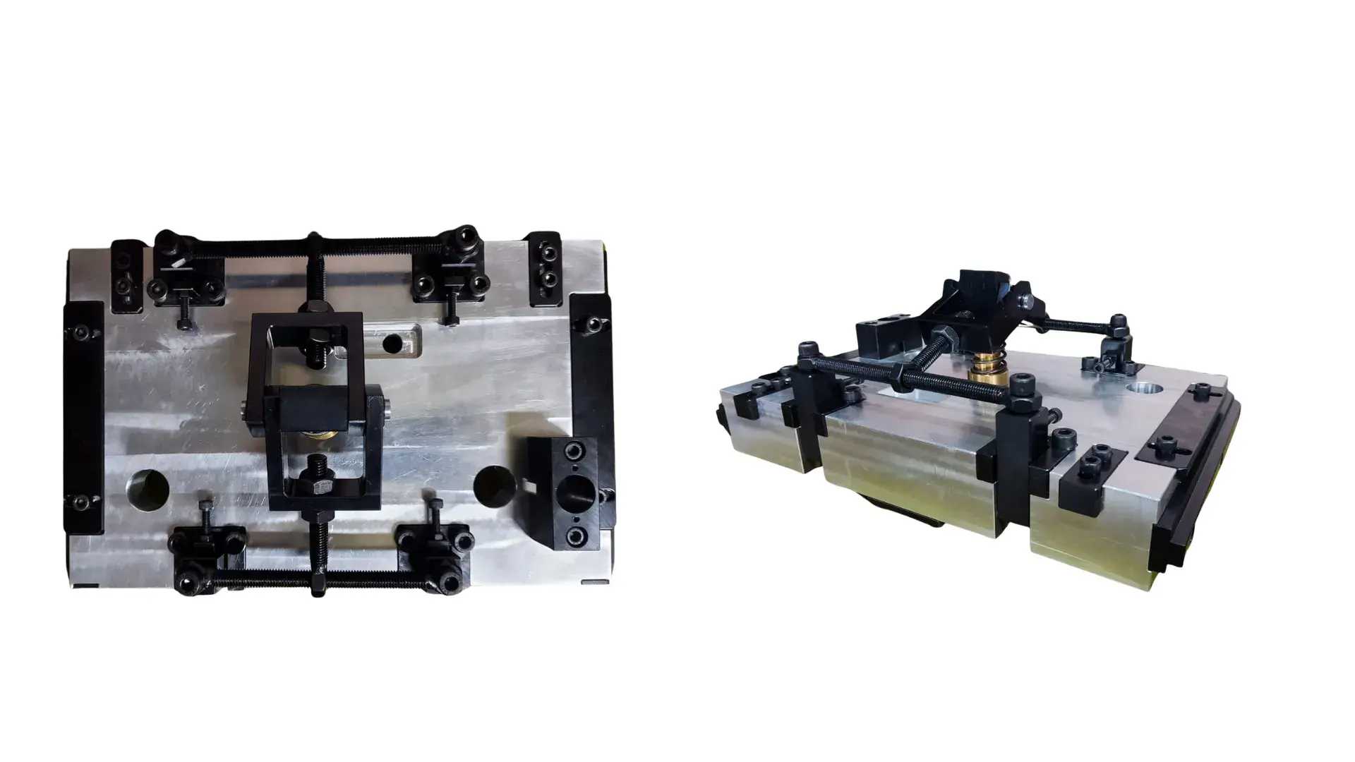 Jig tapping swing arm